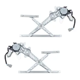 4552-0011lr Brock Pair Set Rear Power Window Lift Regulators And Motors For 2013-2019 Nissan Sentra