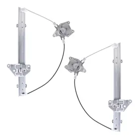 4554-6260lr Brock New Pair Set Front Manual Window Regulator For Nissan Pickup Truck Pathfinder