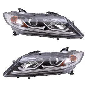 Brock 7221-0046lr Halogen Combination Headlight Assembly Set For Accord Coupe Ex/ex-l Only