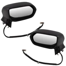 7332-0012lr Brock Pair Set Power Folding Side View Mirror Heated Signal Memory For 09-12 Acura Rdx