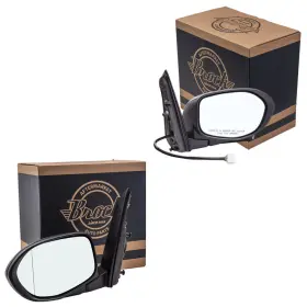 Brock 7332-6014lr Power Mirror With Heat Without Signal-memory Set Fits Odyssey Left Right