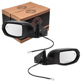 7332-6031lr Brock Power Mirror Paint To Match Black With Heat-signal-bsd Fits Cr-v
