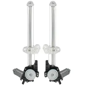 Brock 7552-1610lr Pair Set Rear Power Window Regulators And Motors Assemblies For 12-16 Honda Cr-v