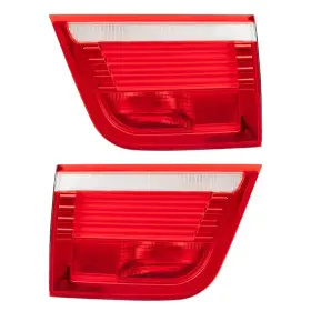 Brock 8222-0041lr New Pair Set Taillights Lid Mounted Tail Lamps Housing Assembly For 07-10 Bmw X5