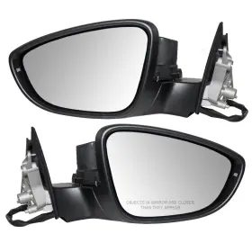 8332-0006lr Brock Door Side Mirrors Set Fits 2012 Volkswagen Passat Pair Power Heated Signal Gray
