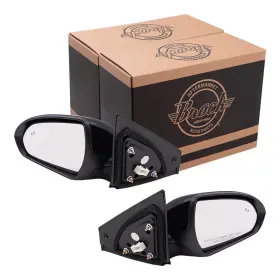 9332-0068lr Brock Pair Of Power Mirrors Fit 2017-2018 Elantra Korea Built Only
