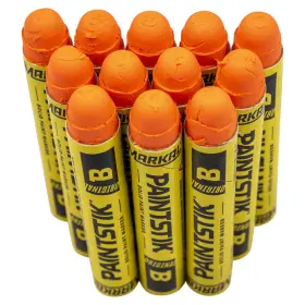 Ads0955o Brock 12 Pc Box Flourescent Orange Markal B Paintstiks Glow Uv Black Light Crayon