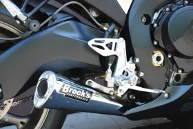Brock Performance 394850 Brocks Alien Head Full System Exhaust 14 Inch Muffler Suzuki 2009-2016 Gsx-r1000
