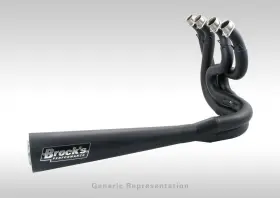 398880 Brock Performance Brocks Sidewinder Full System Black 20 Inch Muffler Suzuki 2017-2025 Gsx-r1000 / R