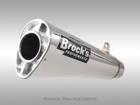 Brock Performance 398919 Brocks Alien Head 2 Ss Full System 14 Inch Muffler Kawasaki 2021-2025 Zx-10r / Rr