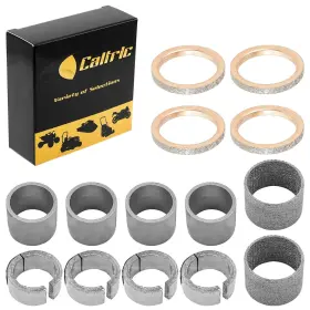 Caltric Mg219aa2001 Exhaust Silencer Pipe Gasket Kit For Yamaha Royal Star 1300 Xvz1300 1996 - 2013