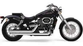 1924 Cobra Streetrod Slashdown Exhaust Chr Fits Honda Vt750dc Spirit 01-03 05-07