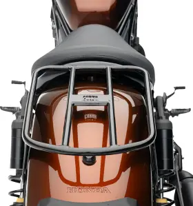 02-4109b Cobra 2-4109b Solo Luggage Rack - Tube Black Rebel 1100
