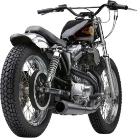 Cobra 6471b El Diablo 4 Inch 2-into-1 Full Exhaust System Black #6471b Harley Sportster