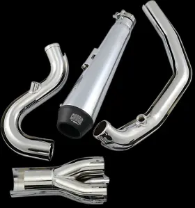 Ft07-ft11 Cobra 6484 El Diablo Exhaust - Chrome Softail