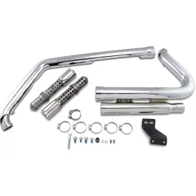 Ft07-ft11 Cobra 6710 909 Exhaust - Chrome Softail