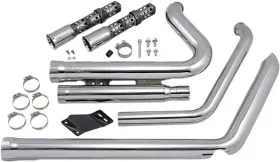 6711 Cobra Speedster 909 Full Exhaust System Chrome #6711 Harley Davidson