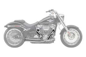 6791 Cobra Speedster Shorts Race Pro Chrome Exhaust System With Satin Black Tips