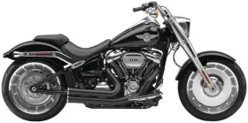 6795b Cobra Speedster Short Rpt Exhaust Black #6795b Harley Davidson