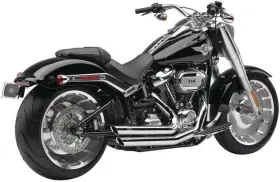 6863 Cobra Speedster Slashdown Exhaust System Chrome #6863 Harley Davidson