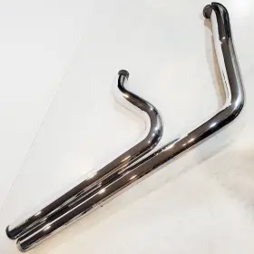 Cobra 93-9712p Speedster Long Chrome Exhaust System Harley Softail Heritage Fat Boy Delux