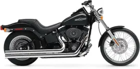 Rv3hh6r7yw Cobra Chrome Steel Speedster Long Exhaust For Harley Heritage Springer 00-03