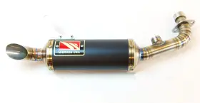 Competition Werkes Wk125-bc Black Center Gp Full Exhaust