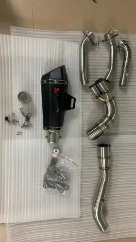 Congqqq Ko-pi044-w For Yamaha Mt-09 Xsr900 2021-2024 Full System Black Muffler Exhaust Header Pipe