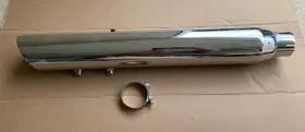 D&d Performance Exhaust 566-rml Fbp Flh / Flt Boss Boarzilla Ghost Pipe -chrome Slant Harley 2009 - 2016