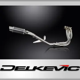 Com01hg Delkevic Triumph Tiger Sport 800 2025-2026 8 Inch Round Carbon Fiber Muffler