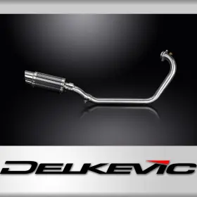 Delkevic Com01jv Triumph Scrambler 400x 2023-2026 Full Exhaust 8 Inch Carbon Muffler