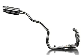 Com02k2 Delkevic Full Exhaust For Daytona 675 2006-2008 - 8 Inch Round Stainless
