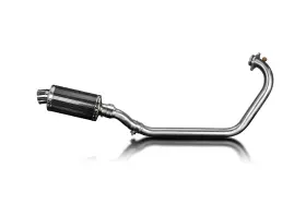 Com03jv Delkevic Triumph Scrambler 400x 2023-2026 Full Exhaust 9 Inch Carbon Muffler Com03jv Delkevic Triumph Scrambler 400x 2023-2026 Full Exhaust 9 Inch Carbon Muffler