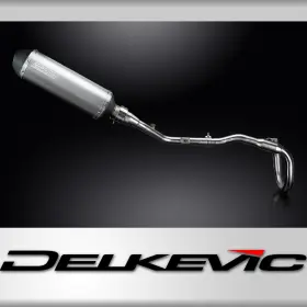 Com05hf Delkevic Full Exhaust With 13.5 Inch Xoval Titanium Muffler For Klx230s