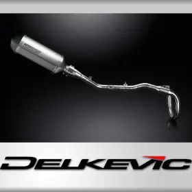 Com10hf Delkevic Full Exhaust With 10 Inch Xoval Titanium Muffler For Klx230s Com10hf Delkevic Full Exhaust With 10 Inch Xoval Titanium Muffler For Klx230s