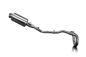 Com25hf Delkevic Full Exhaust With 9 Inch Oval Stainless Muffler For Klx230s