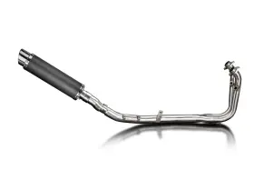 Com26k4 Delkevic Cfmoto Ibex 450 2025 Complete Exhaust Carbon Fiber 14 Inch Muffler