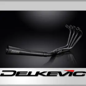 Delkevic Com27dzce Ceramic Coated Black Complete Exhaust With Megaphone Mufflerfor Gs1100e