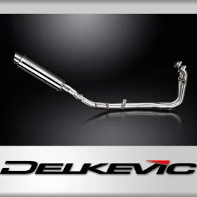 Com30k4 Delkevic Cfmoto Ibex 450 2025 Complete Exhaust Stainless 14 Inch Muffler