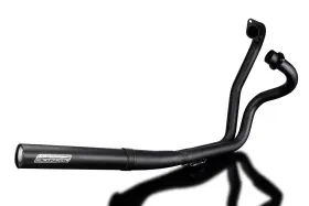 Com3277ce Delkevic Yamaha Xs650 1967-1986 Ceramic Coated Black Straight Full Exhaust
