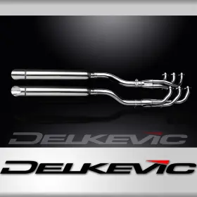 Delkevic Com37by Complete 6-2 Exhaust 21 Inch Stainless Muffler - Honda Valkyrie 1997-2004
