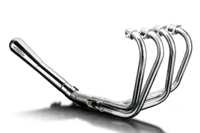 Delkevic Com490b Honda Cb550f Supersport 1977-78 Polished Stainless Exhaust Reverse Cone Muffler