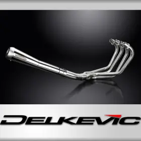Com490p Delkevic Honda Cb750f Super Sport 77-78 Full Exhaust - Reverse Cone Muffler