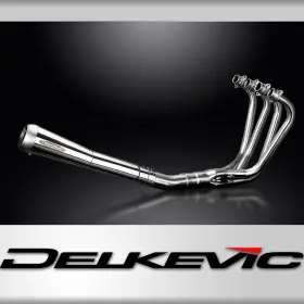 Com490v Delkevic Honda Cb750f Cb900f 79-82 Full Exhaust Reverse Cone Muffler Com490v Delkevic Honda Cb750f Cb900f 79-82 Full Exhaust Reverse Cone Muffler