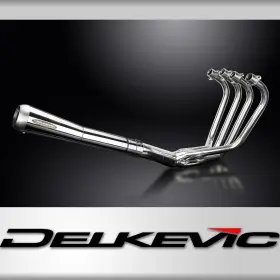 Com490z Delkevic Suzuki Gs1100 Glz 1982-1983 Full Exhaust - Reverse Cone Muffler Com490z Delkevic Suzuki Gs1100 Glz 1982-1983 Full Exhaust - Reverse Cone Muffler