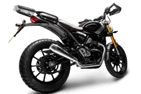 Delkevic Com50jv Triumph Scrambler 400x 2023-2026 Full Exhaust Reverse Cone Muffler