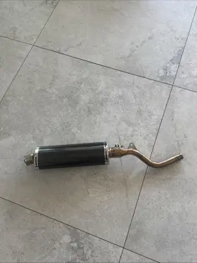 Pr2722 Delkevic Full Carbon Street Bike Exhaust Slightly Used Almost New