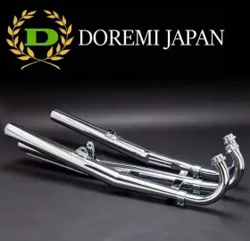 18044-007 Doremi Japan 18001-024 1969-1972 Kawasaki H1 H1a Muffler Exhaust System Complete Set Header Silencer A