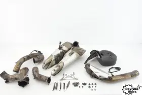 357413246b Ducati 13-15 899 1199 Oem Full Exhaust System Headers Pipe Muffler Silencer Mid