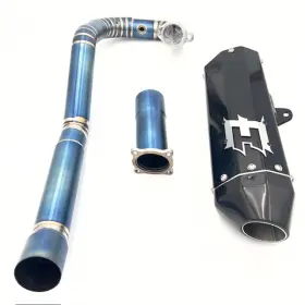 Emp-hus-701-tib Empire Industries Exhaust 2016-2024 Husqvarna 701 Supermoto / Enduro Titanium Blue